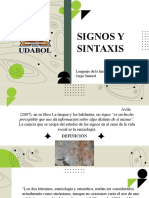 Signos y Sintaxis