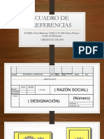 NOM-Z-74-1986 CUADRO DE REFERENCIAS