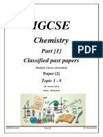 IGCSE Chemistry Part 2 Classified Past P