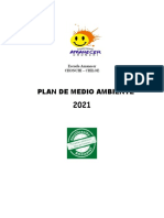 Plan Medio Ambiente 2021