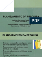 Planejamento Da Pesquisa