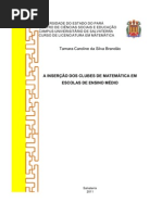 Pré-Projeto de Tamara Caroline Brandão-Clubes de Matemática