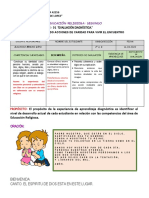 Sesion 1 2do Año Evaluacion Diagnostica