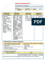 Sesión Propiedad Distributiva de La Multiplicación