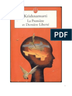 Krishnamurti - La Première Et Dernière Liberté