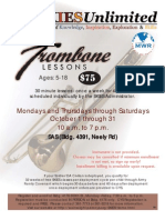 Trombone Lessons Flyer