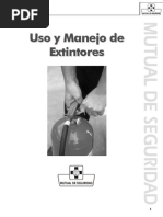 Uso y Manejo de ExTINTORES