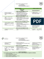 Semana 5. Del 26 Al 30 de Sep