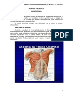 Incisões cirúrgicas abdominais