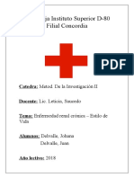 Estilo de vida pacientes ERC