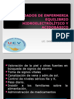 Cuidados de Enfermeria Equilibrio Hidroelectrolítico Y Acidobásico