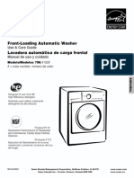 Front - Loading Automatic Washer: Use & Care Guide