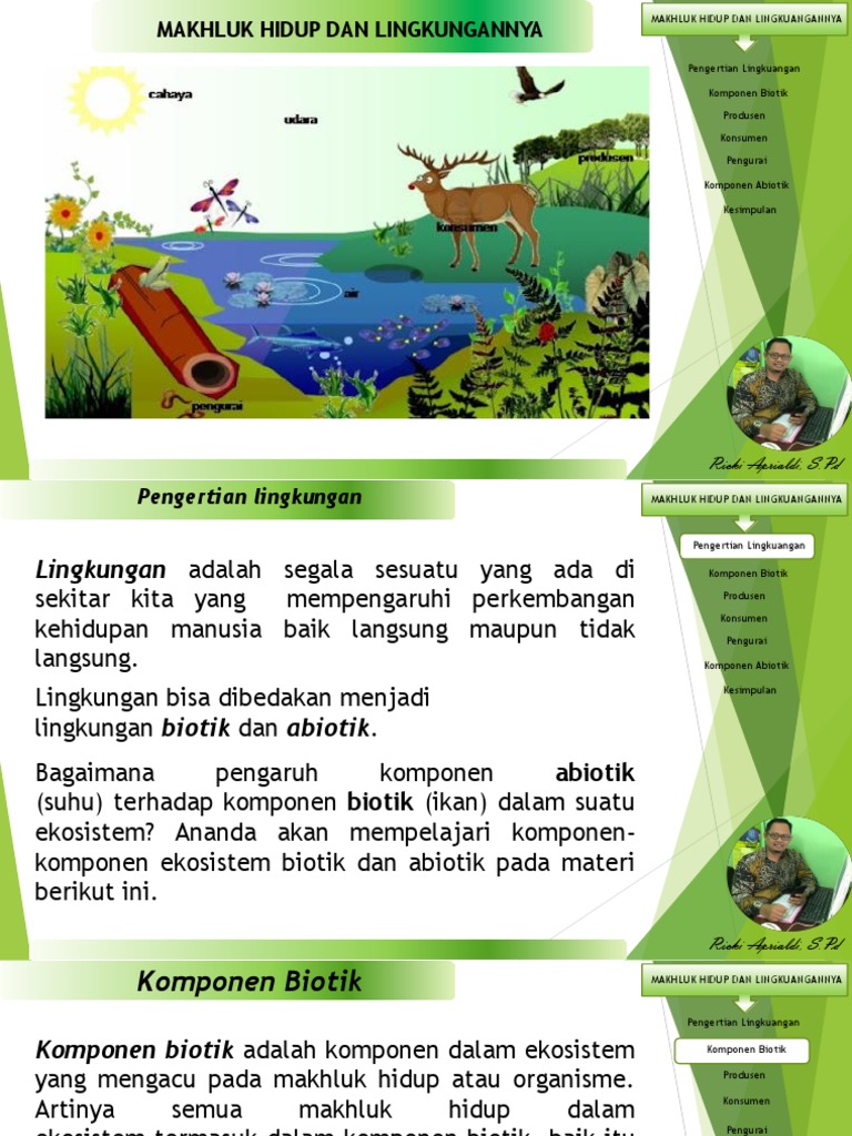 Makhluk Hidup Dan Lingkungannya | PDF