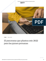 El Panorama Que Plantea Este 2022 para Las Pymes Peruanas