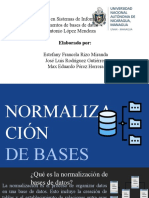 Normalización de Base de Datos