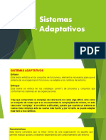 ANTROPOLOGIA Sistemas Adaptativos