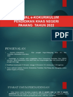 TAKLIMAT TEKNIKAL PERTANDINGAN KARNIVAL eKOKU PK PAHANG 2022