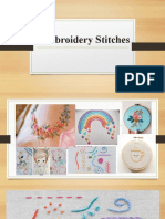 Embroidery Stitches