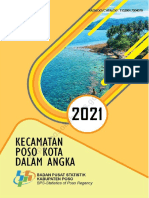 Kecamatan Poso Kota Dalam Angka 2021