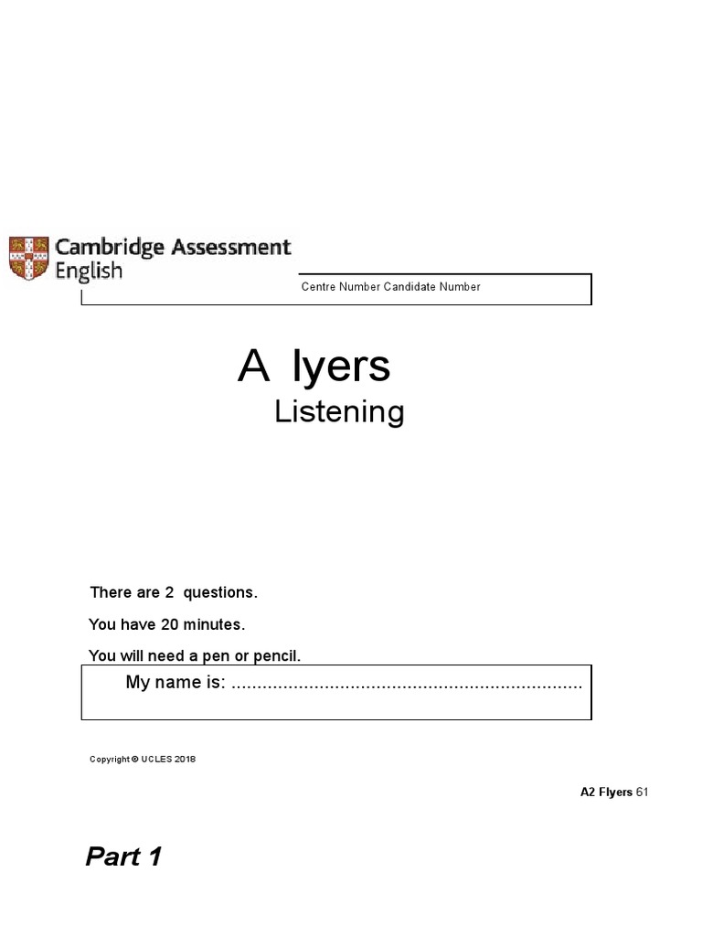Flyers 1 | PDF
