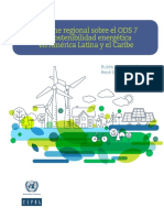 Informe Regional Sobre El ODS 7 de Sostenibilidad Energética en América Latina y El Caribe