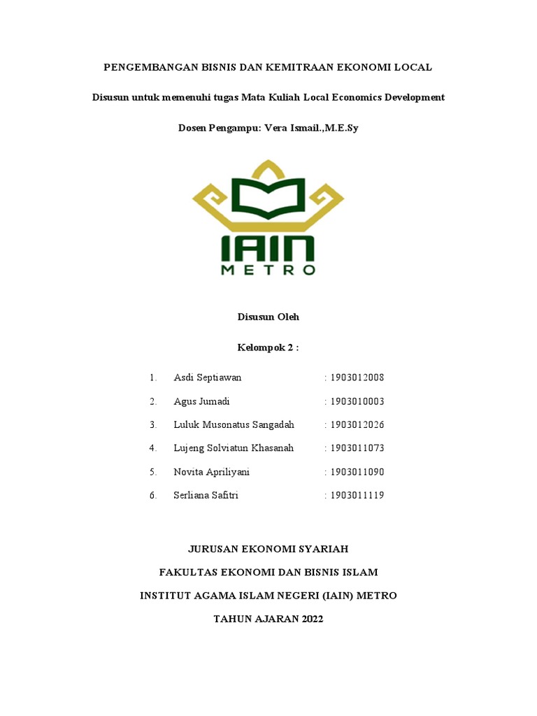 Kemitraan Bisnis Berkelanjutan di Indonesia | PDF