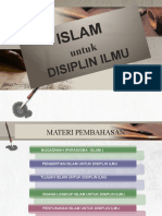 Islam Untuk Disiplin Ilmu