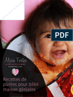 E Book Purees Bebe Maison Par Marie Fortier