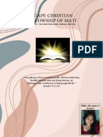 Agape Christian Fellowship of Mati