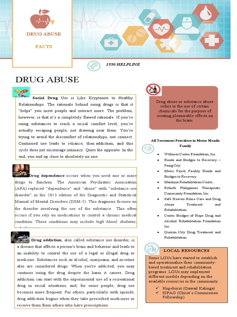 CWTS Fact Sheet | PDF | Substance Abuse | Substance Use Disorder