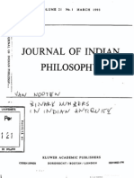 Van Nooten, Binary Numbers in Indian Antiquity