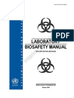 WHO Labbiosafety