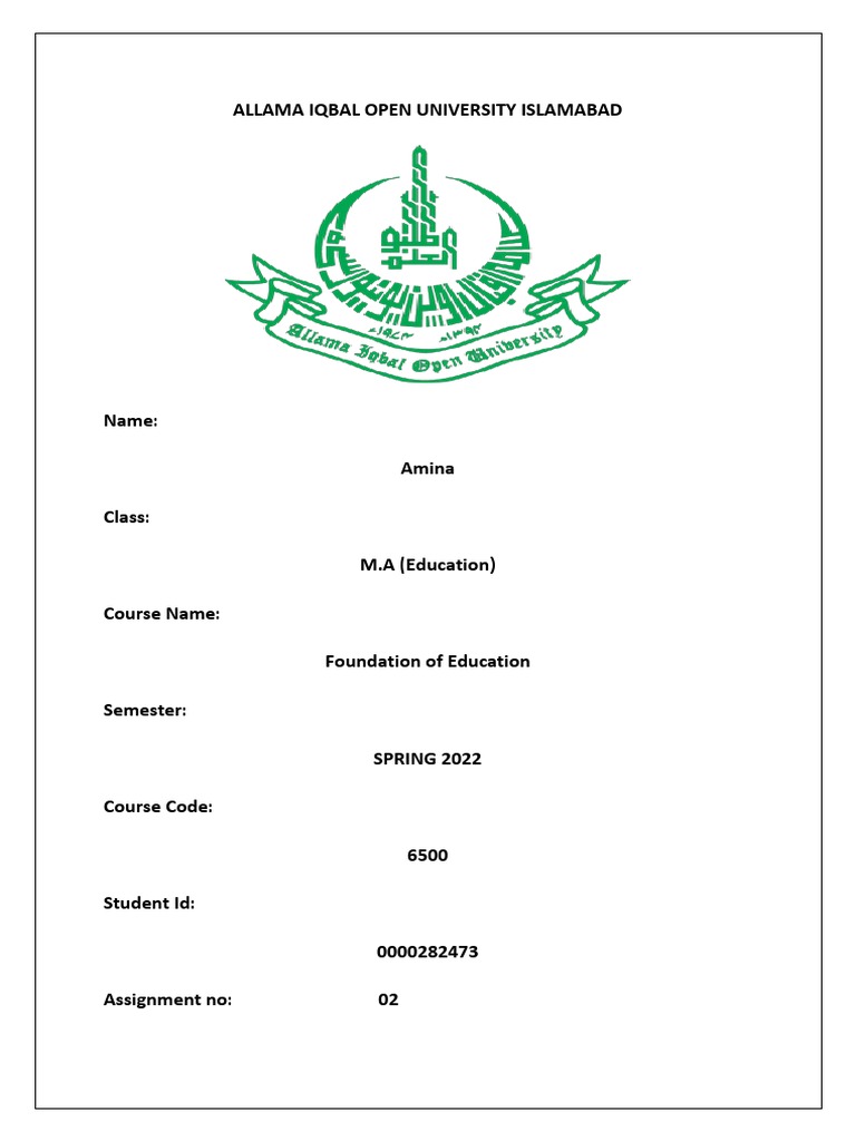 allama-iqbal-open-university-islamabad-pdf-educational-psychology
