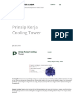 Prinsip Kerja Cooling Tower