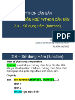 Slide - Function in Python