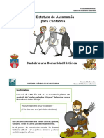 El Estatuto de Cantabria