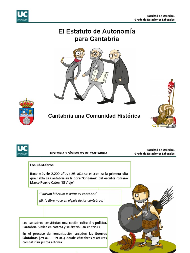 El Estatuto de Cantabria Descargar gratis PDF Gobierno
