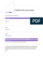 Ujian Akhir Semester (Uas) KMB I: Total Points