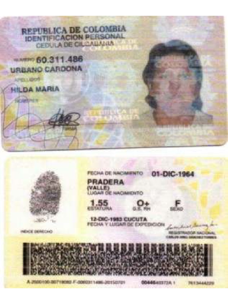 Cedula de Hilda - 220907 - 021946 | PDF