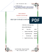 BÀI TẬP LỚN MÔN CƠ SỞ DỮ LIỆU