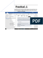 Practical Word Document Formatting and Features