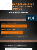 Desarrollo Del Calculo Del Gap Maximo y Gap