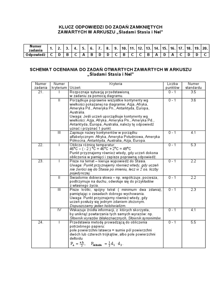 Sladami Stasia I Nel Kryteria | PDF