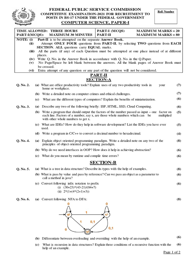 Css Computer Science 2021 | PDF | Object Oriented Programming ...
