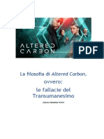 La Filosofia Di Altered Carbon (Liborio Dibattista)