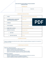 Annexes - Fiche de Poste Type