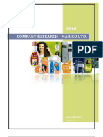 Marico Ltd.-company Research