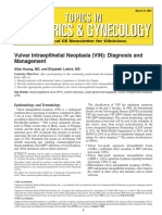 Neoplasia de Vulva, Marzo 2022