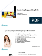 Copywriting & Content Planning - Fadhil