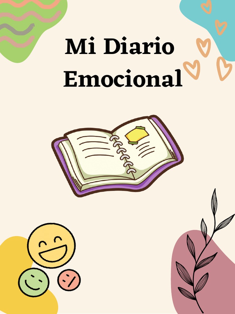 Diario Emocional para Niños | PDF | Las emociones | Asco